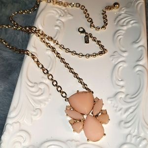 Kate Spade Color Pop pale pink necklace
